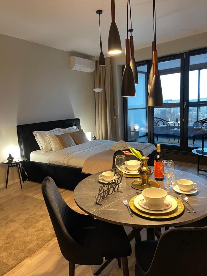 Appartamento Vistula Terraces 10Th Floor Cracovia Esterno foto